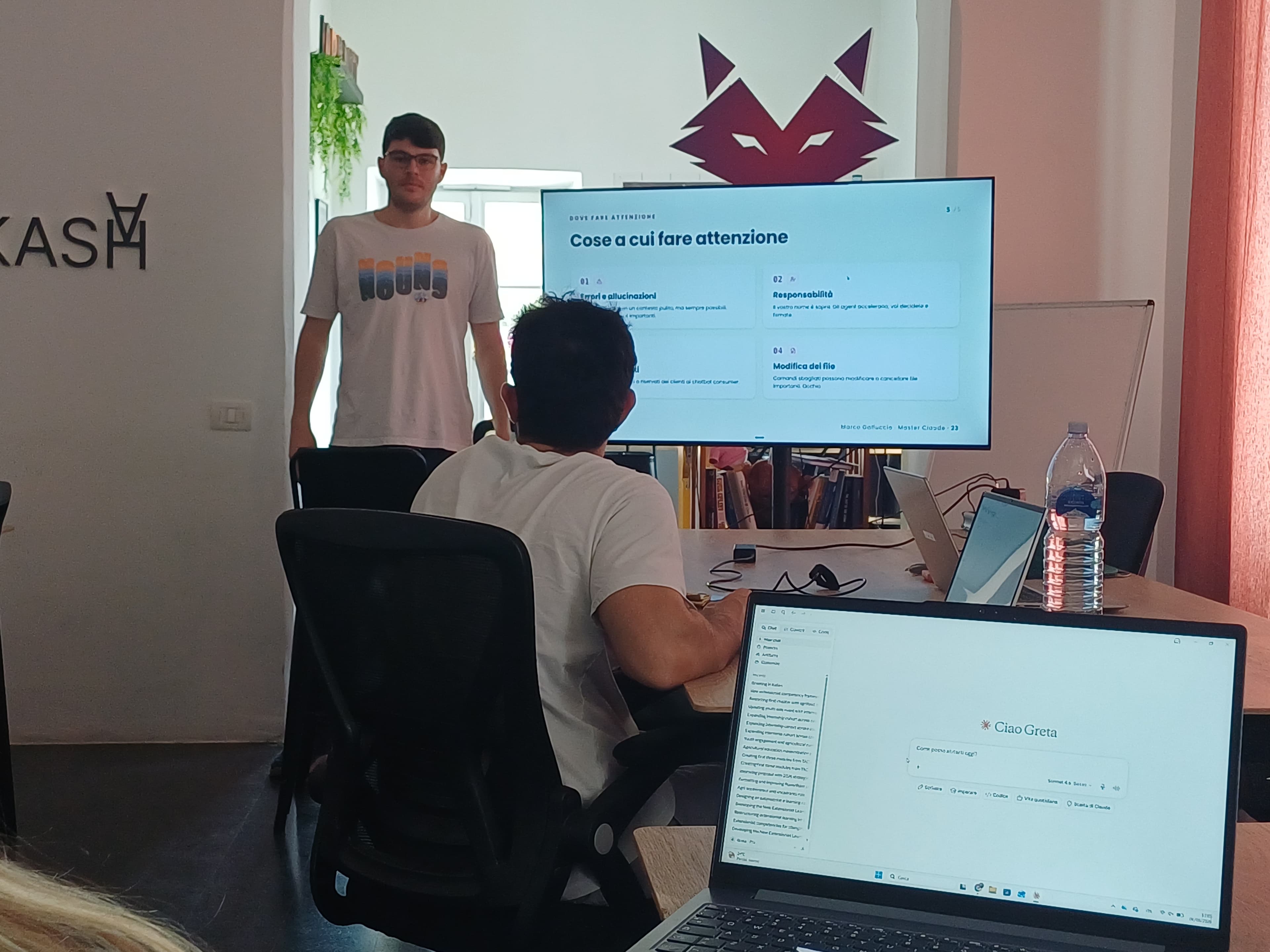 Aula della prima edizione di Master Claude a Urbe Hub